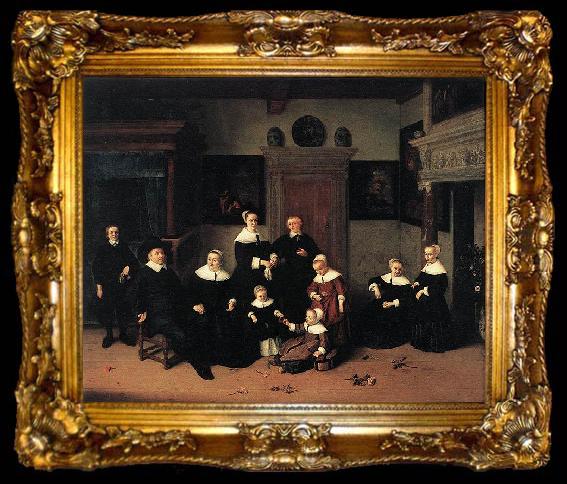 framed  Adriaen van ostade Family portrait., ta009-2